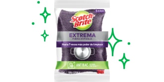 Empaque de producto fibra extrema Scotch-Brite
